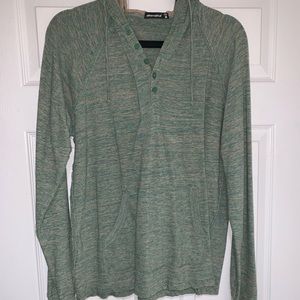 Alternative Lightweight Hooded Henley